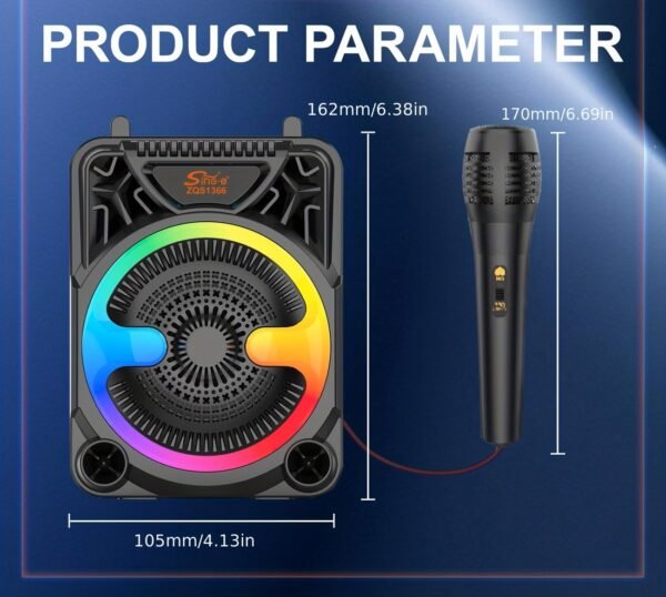 Sing-E Karaoke Machine Portable Speaker